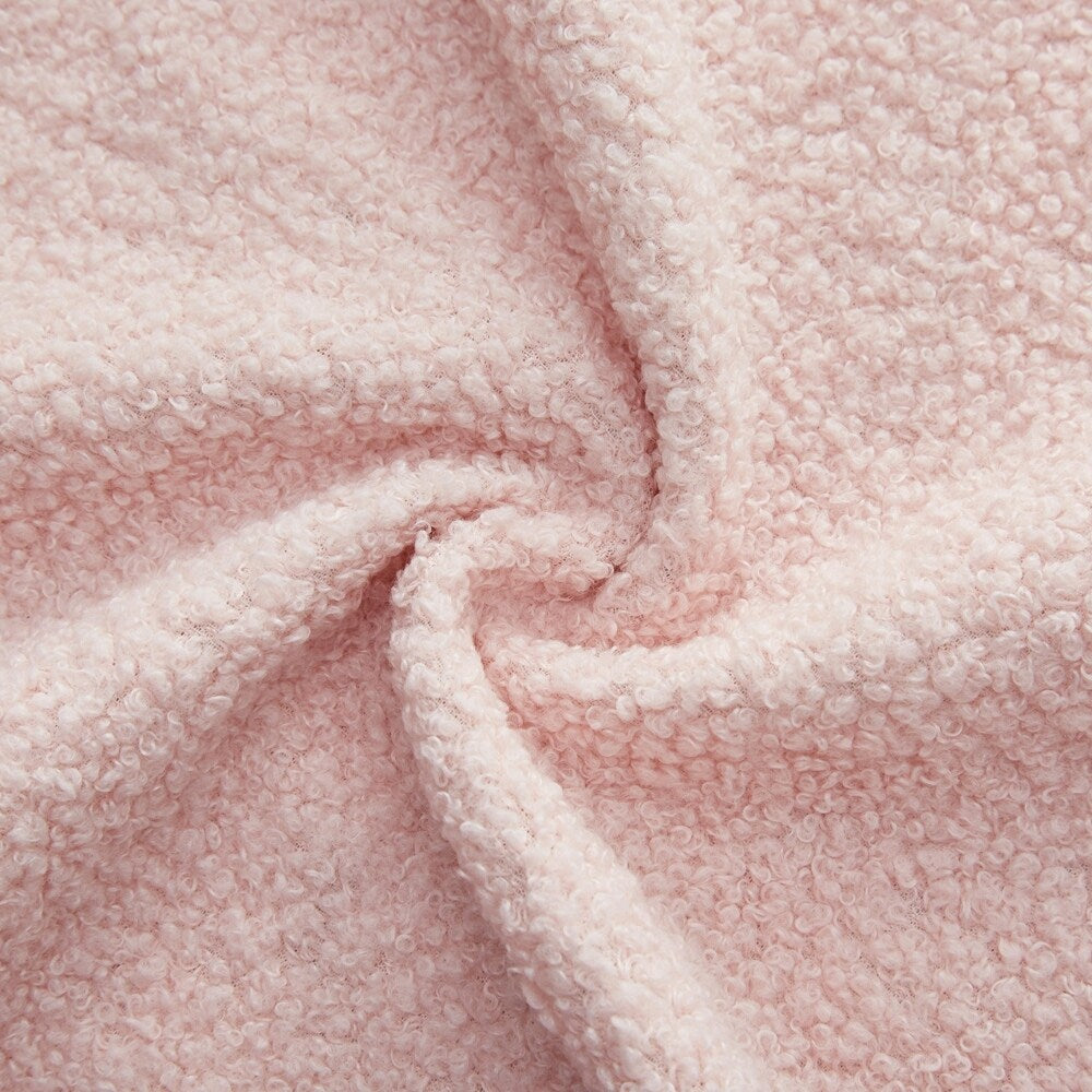 Canapé-lit 3 en 1 en tissu Teddy rempli de mousse