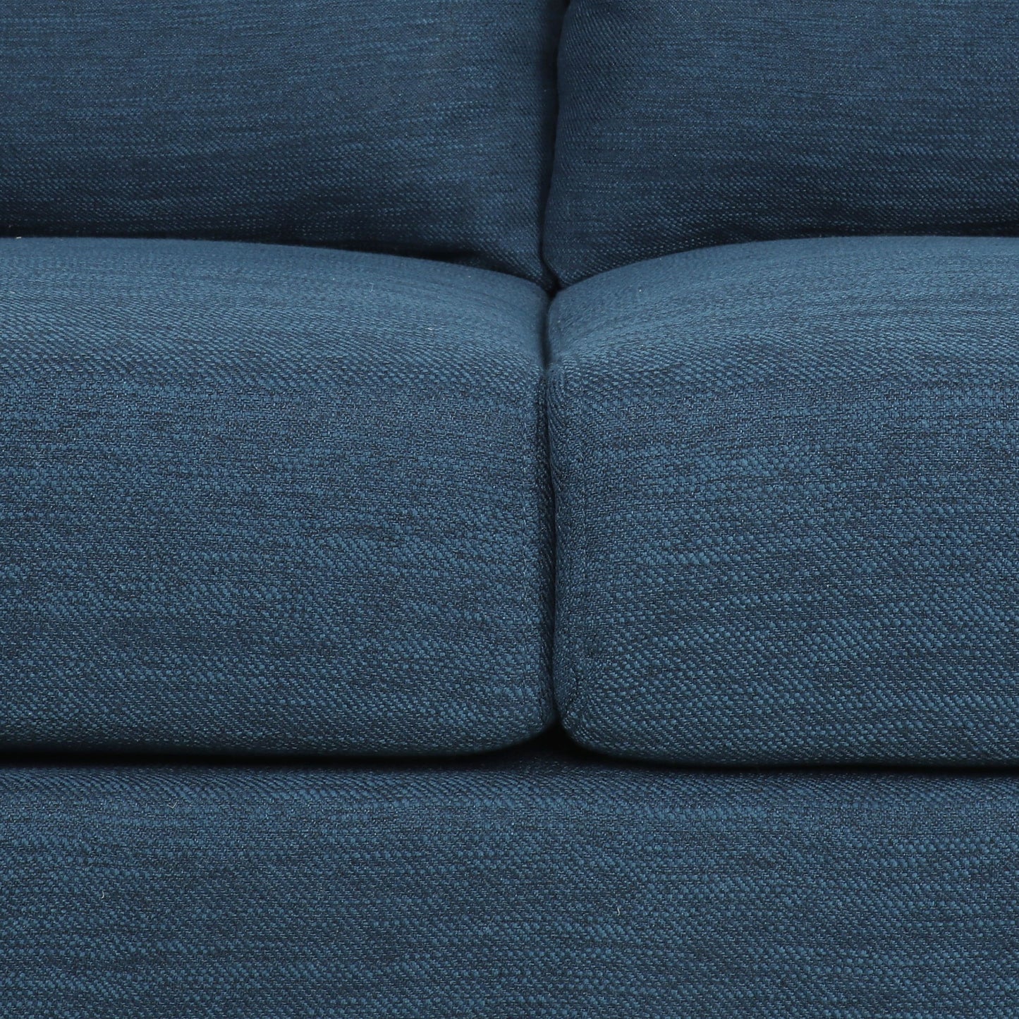 Canapé 3 places avec pieds et coussins en bouleau