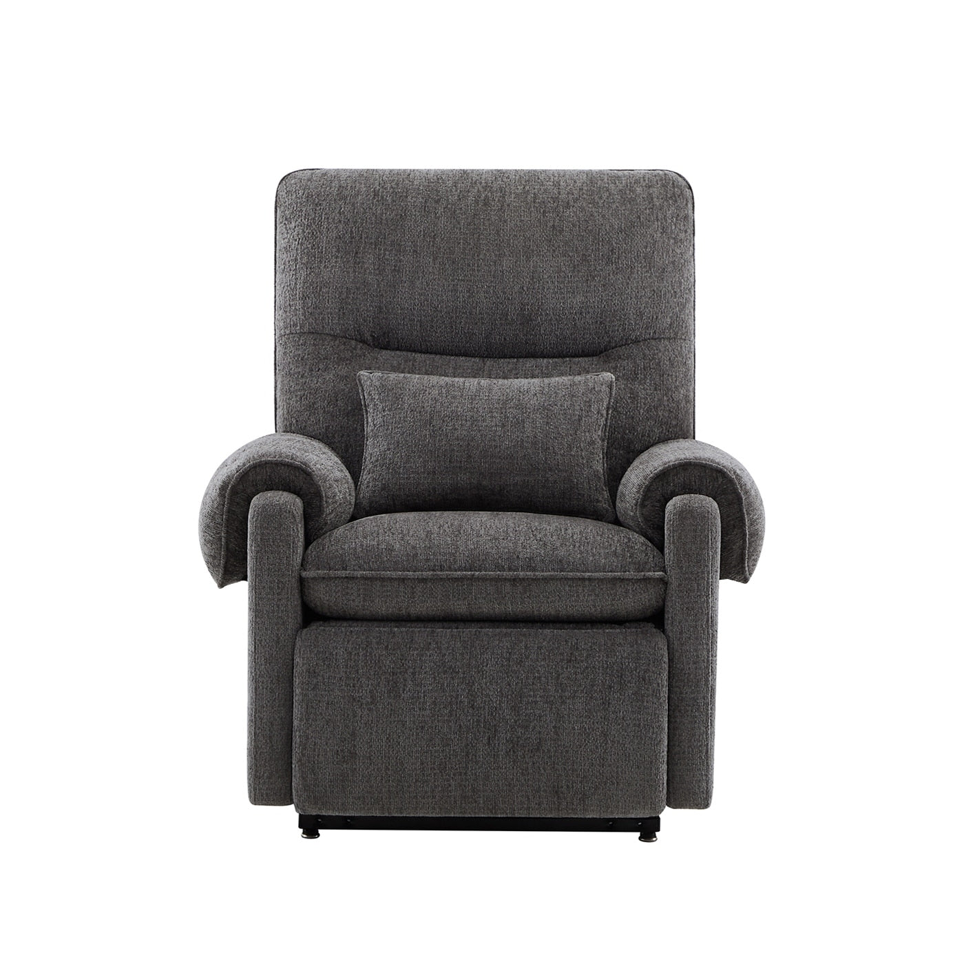 Fauteuil inclinable à assistance électrique 30 po en chenille gris acier