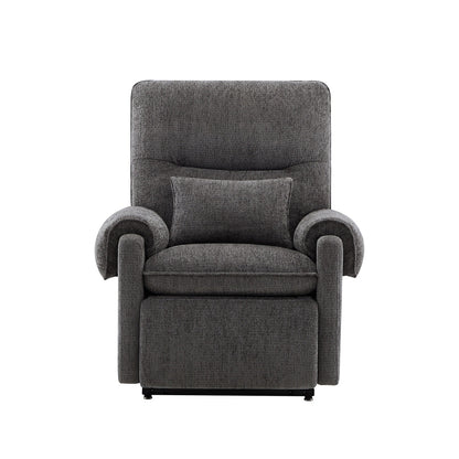 Fauteuil inclinable à assistance électrique 30 po en chenille gris acier