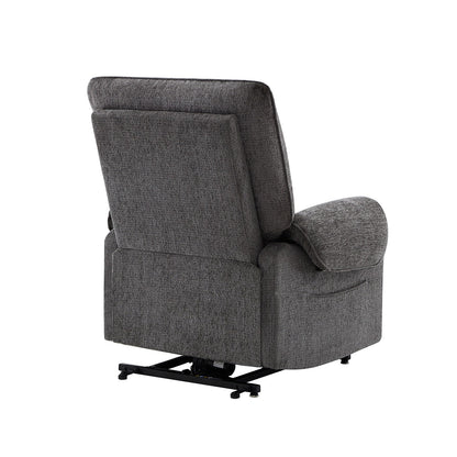 Fauteuil inclinable à assistance électrique 30 po en chenille gris acier