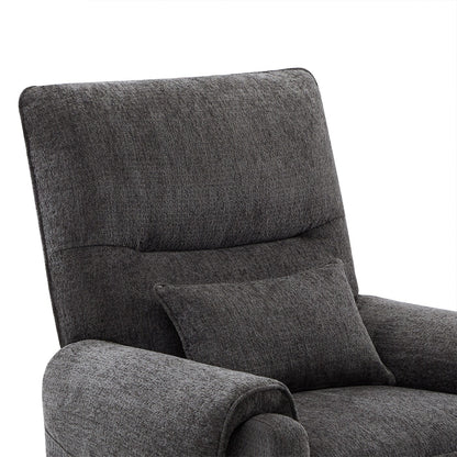 Fauteuil inclinable à assistance électrique 30 po en chenille gris acier