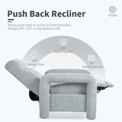 Fauteuil inclinable à dossier relevable rembourré 31,25