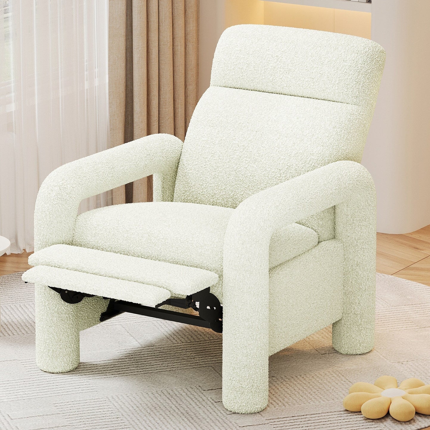 Fauteuil inclinable à dossier relevable rembourré 31,25