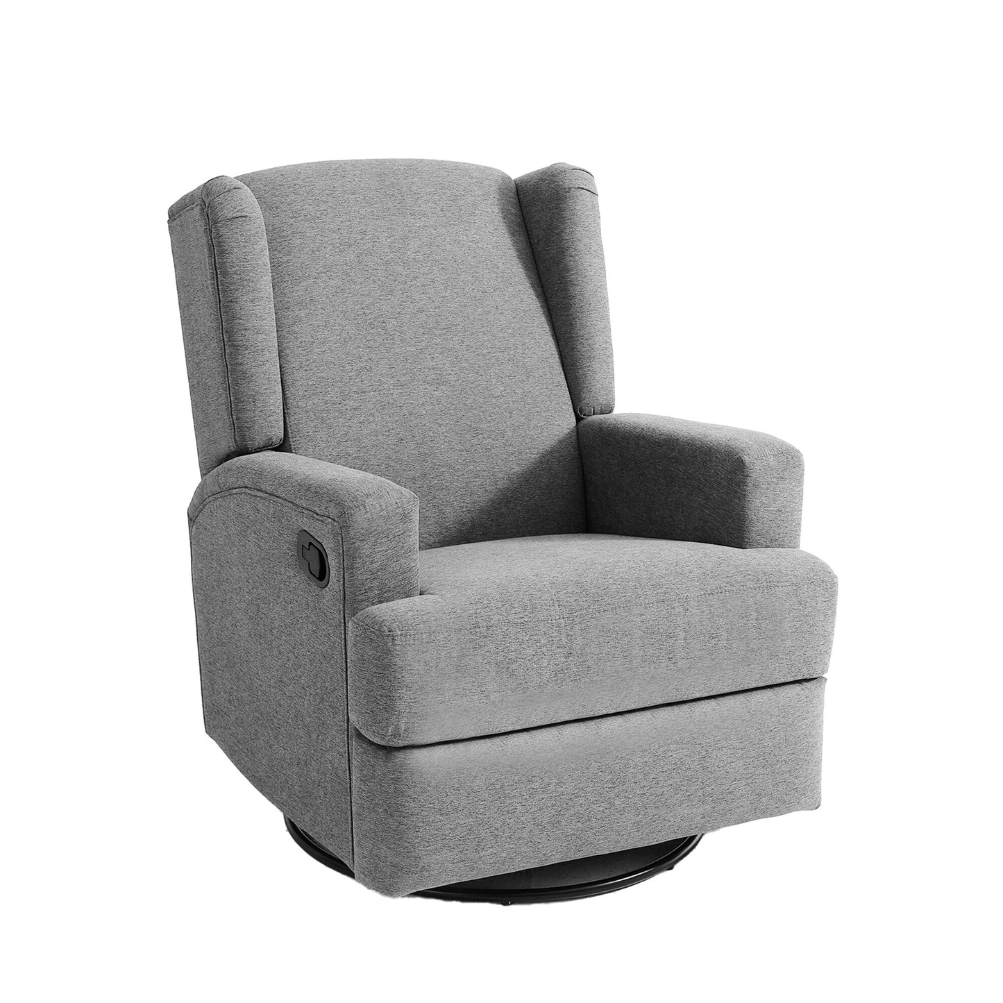 Fauteuil inclinable pivotant manuel de 31 po de largeur pour chambre d'enfant, ensemble de 2