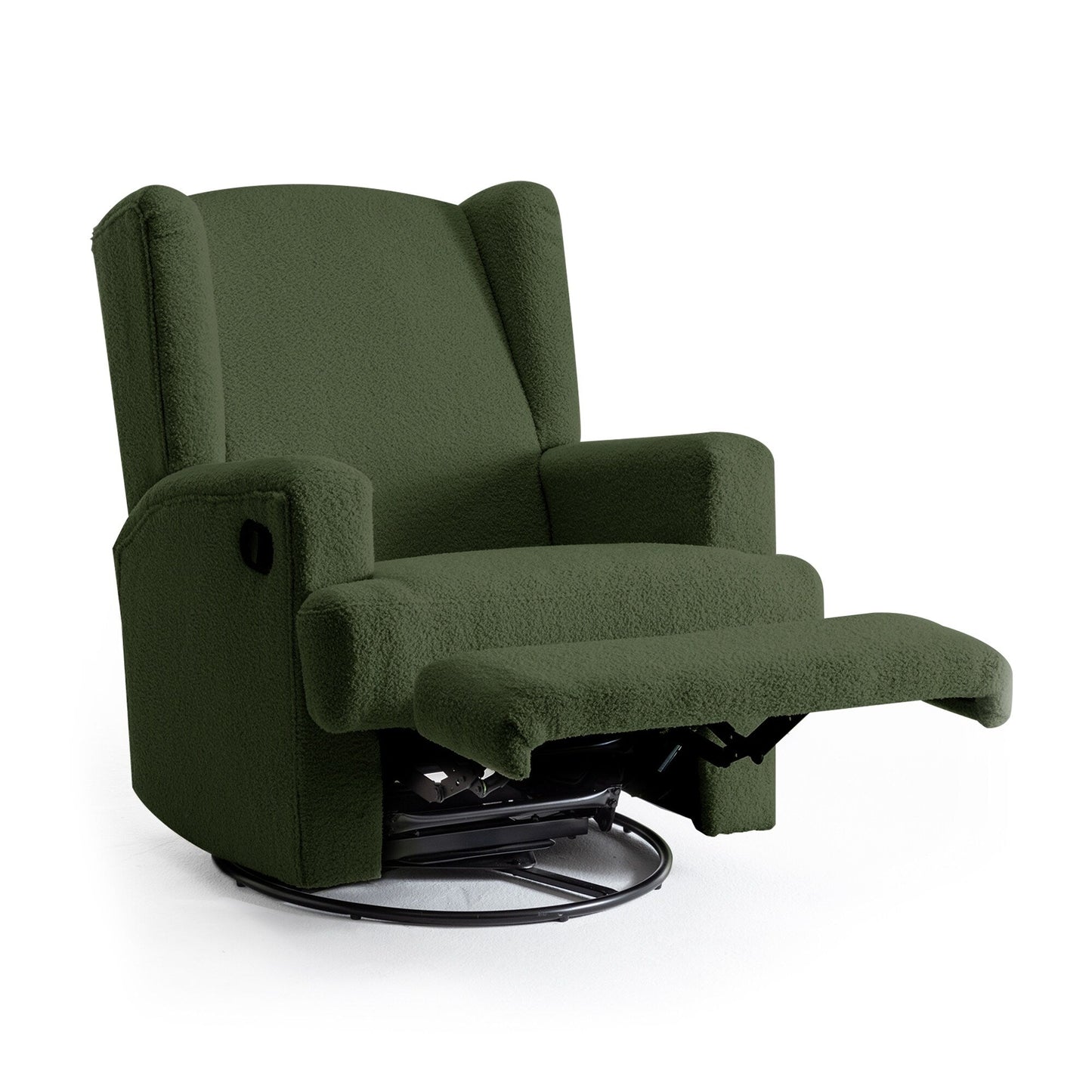 Fauteuil inclinable pivotant manuel de 31 po de largeur pour chambre d'enfant, ensemble de 2