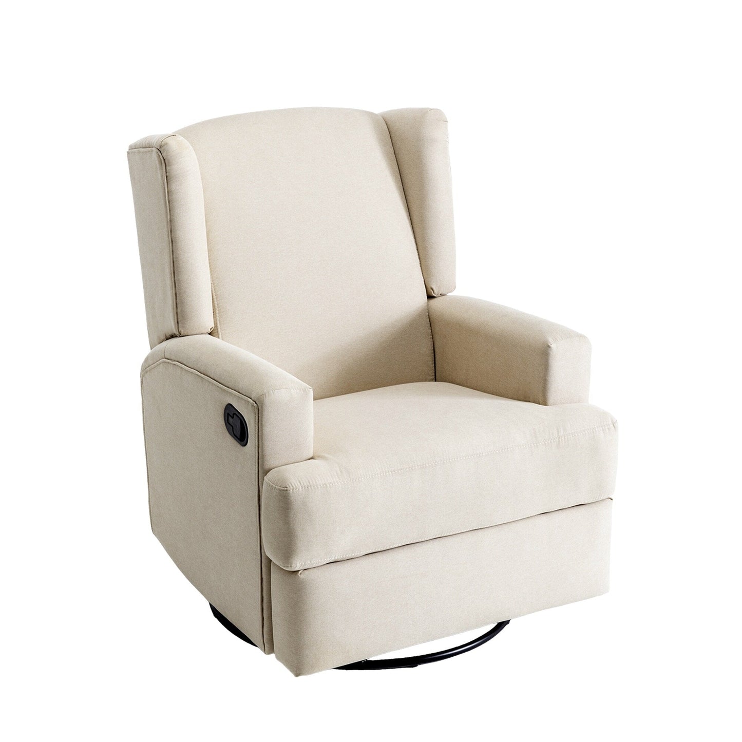 Fauteuil inclinable pivotant manuel de 31 po de largeur pour chambre d'enfant, ensemble de 2
