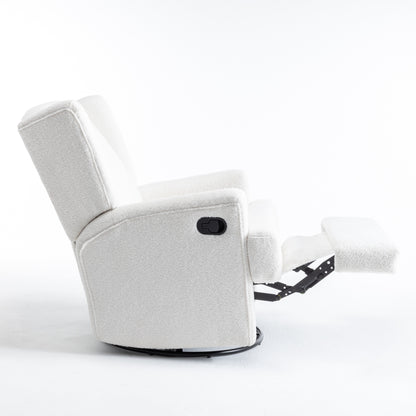 Fauteuil inclinable pivotant à oreilles de 31 po de largeur pour chambre d'enfant