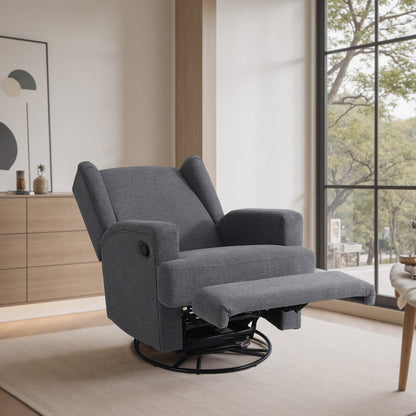 Fauteuil inclinable pivotant à oreilles de 31 po de largeur pour chambre d'enfant