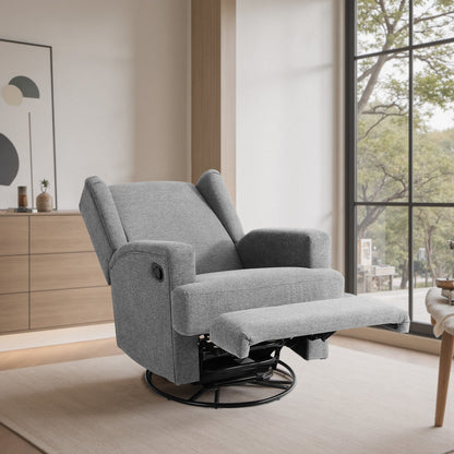 Fauteuil inclinable pivotant à oreilles de 31 po de largeur pour chambre d'enfant