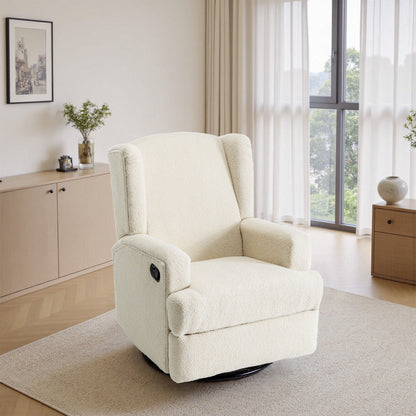 Fauteuil inclinable pivotant à oreilles de 31 po de largeur pour chambre d'enfant
