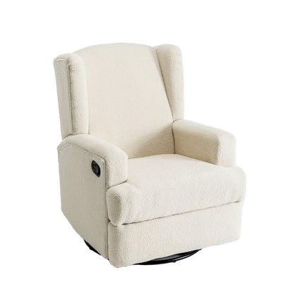 Fauteuil inclinable pivotant à oreilles de 31 po de largeur pour chambre d'enfant