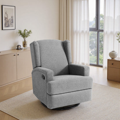 Fauteuil inclinable pivotant à oreilles de 31 po de largeur pour chambre d'enfant
