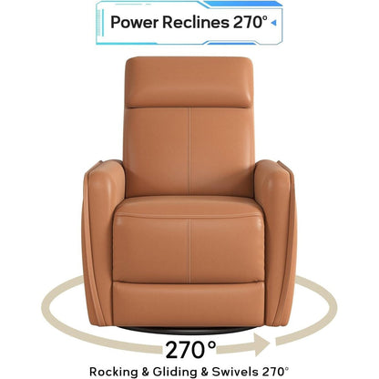 Fauteuil inclinable pivotant et électrique de 32,3 pouces de large avec ports USB