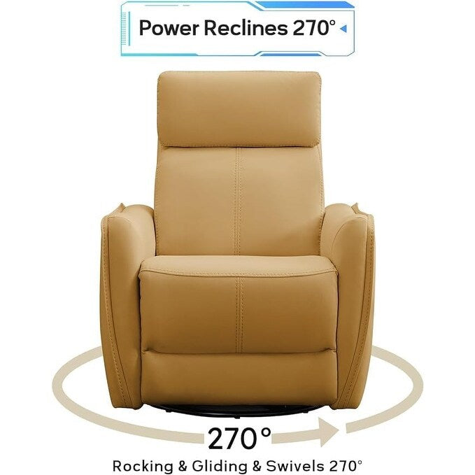 Fauteuil inclinable pivotant et électrique de 32,3 pouces de large avec ports USB