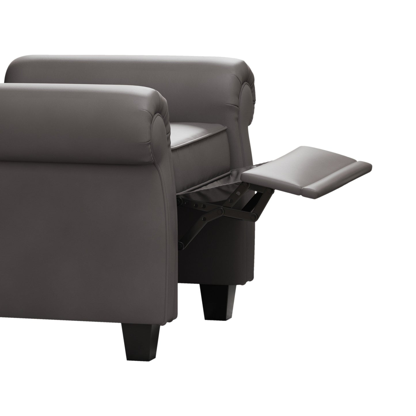 Fauteuil capitonné réglable 35.04 avec pieds robustes