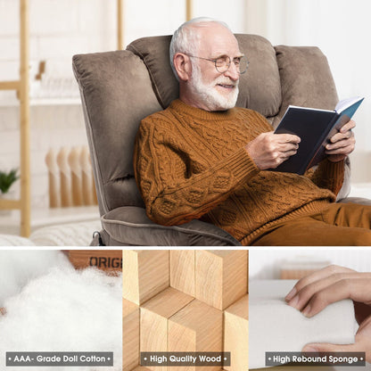 Fauteuil inclinable électrique double de 35,5 W, massage et chauffage, 180 degrés