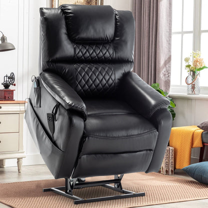Fauteuil inclinable électrique double de 35,5 W, massage et chauffage, 180 degrés