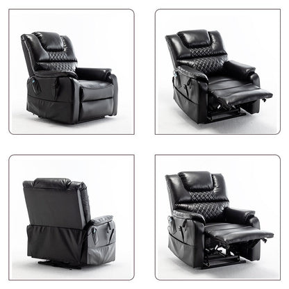 Fauteuil inclinable électrique double de 35,5 W, massage et chauffage, 180 degrés