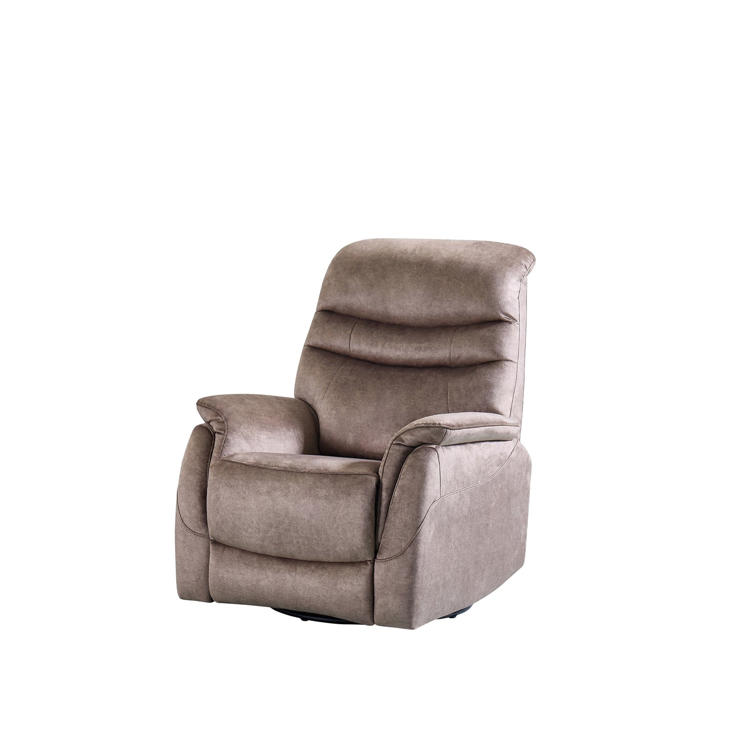 Fauteuil inclinable pivotant à 360°, fauteuil de salon moderne en velours, canapé simple réglable avec support lombaire