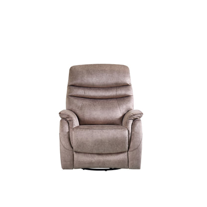 Fauteuil inclinable pivotant à 360°, fauteuil de salon moderne en velours, canapé simple réglable avec support lombaire