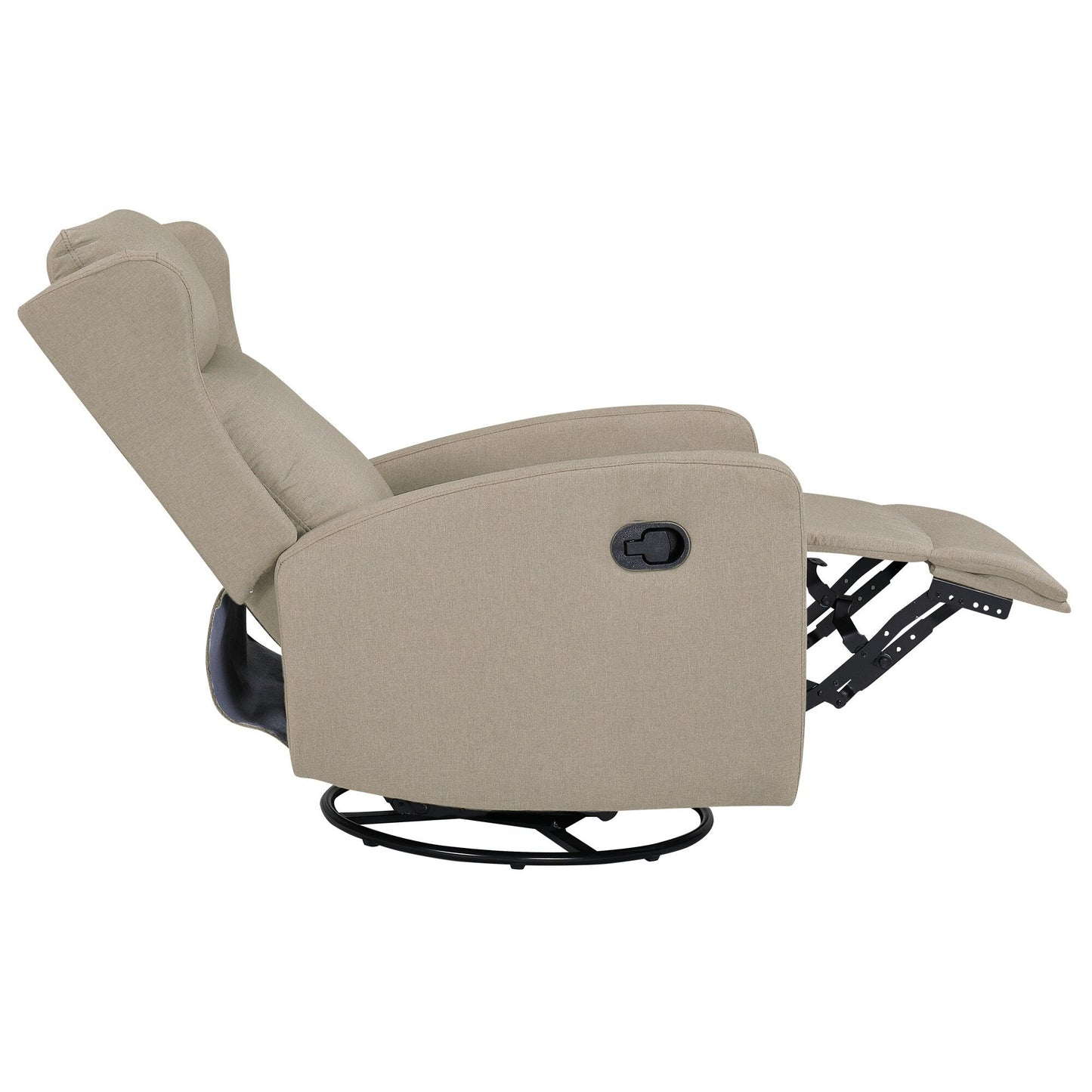 Fauteuil inclinable pivotant à 360° avec dossier réglable - Design moderne pour salon, bureau et espaces de divertissement