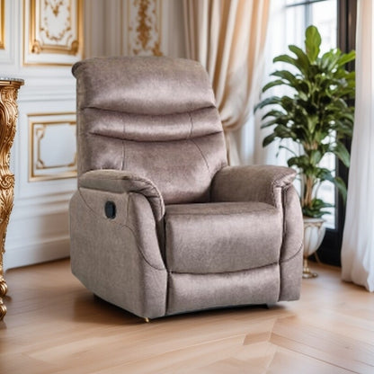 Fauteuil inclinable pivotant à 360° avec dossier réglable, tissu résistant, canapé inclinable moderne avec soutien lombaire