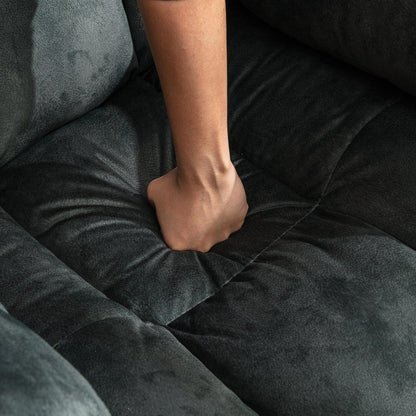 Fauteuil inclinable à bascule manuel pivotant à 360° avec massage et vibrations