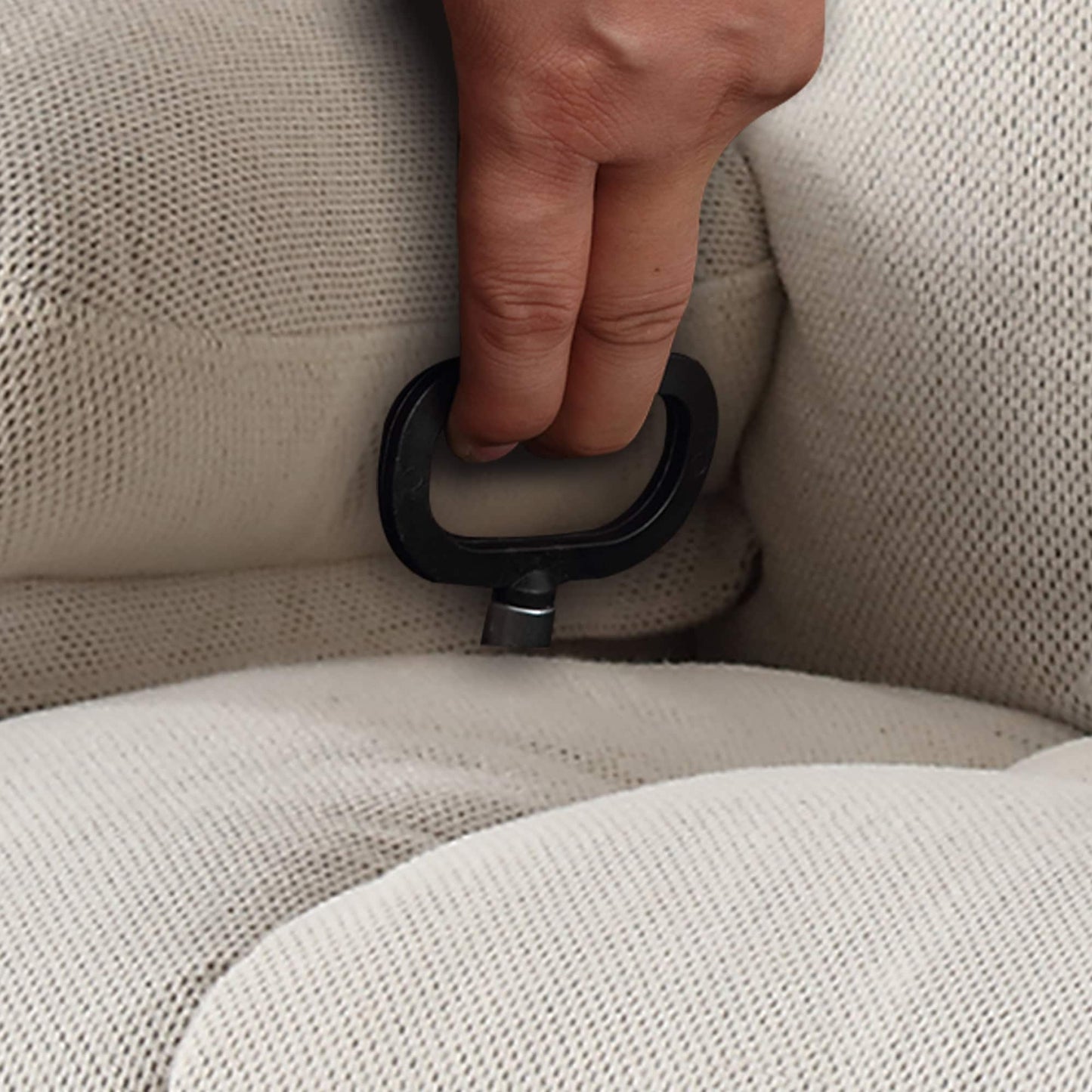 Fauteuil inclinable de massage chauffant pivotant à 360° avec chargement USB, porte-gobelets, rangement latéral et revêtement en polaire moelleux