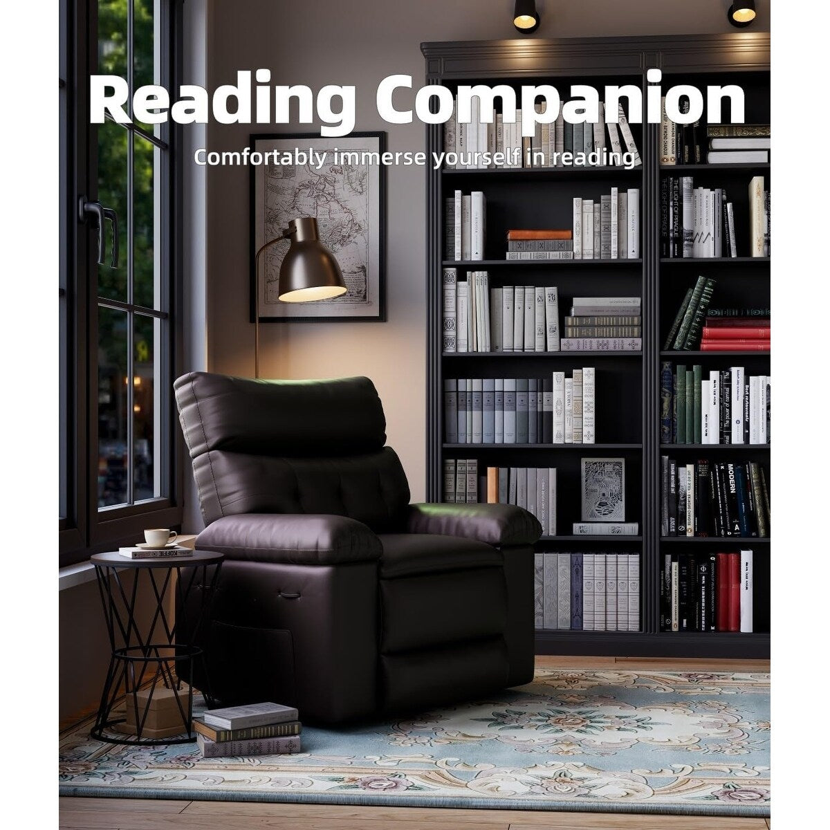 Fauteuils inclinables surdimensionnés pivotants à 360° avec chauffage et massage - Fauteuil inclinable paresseux