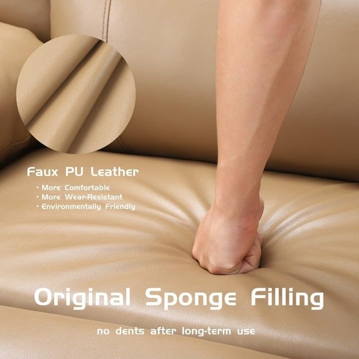 Fauteuils inclinables surdimensionnés pivotants à 360° avec chauffage et massage