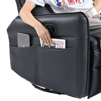 Fauteuil inclinable manuel pivotant à 360° pour salon et chambre à coucher