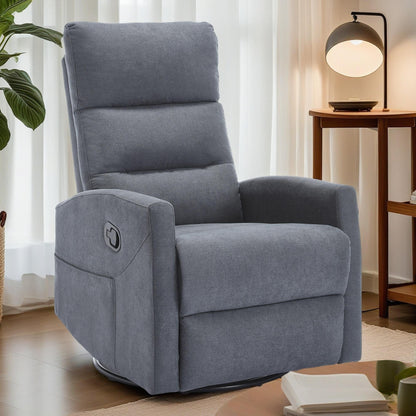 Fauteuil inclinable manuel pivotant à 360° pour salon