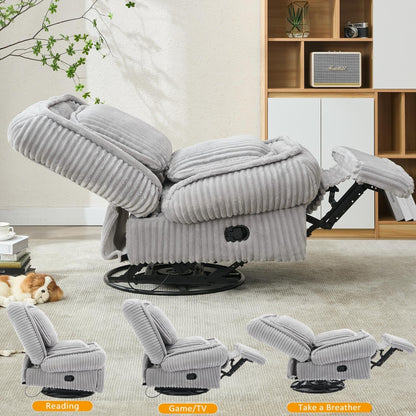 Canapé simple pivotant à 360°, canapé inclinable, fauteuil à bascule manuel sans accoudoirs, salon, bureau