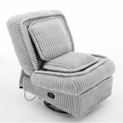 Canapé simple pivotant à 360°, canapé inclinable, fauteuil à bascule manuel sans accoudoirs, salon, bureau