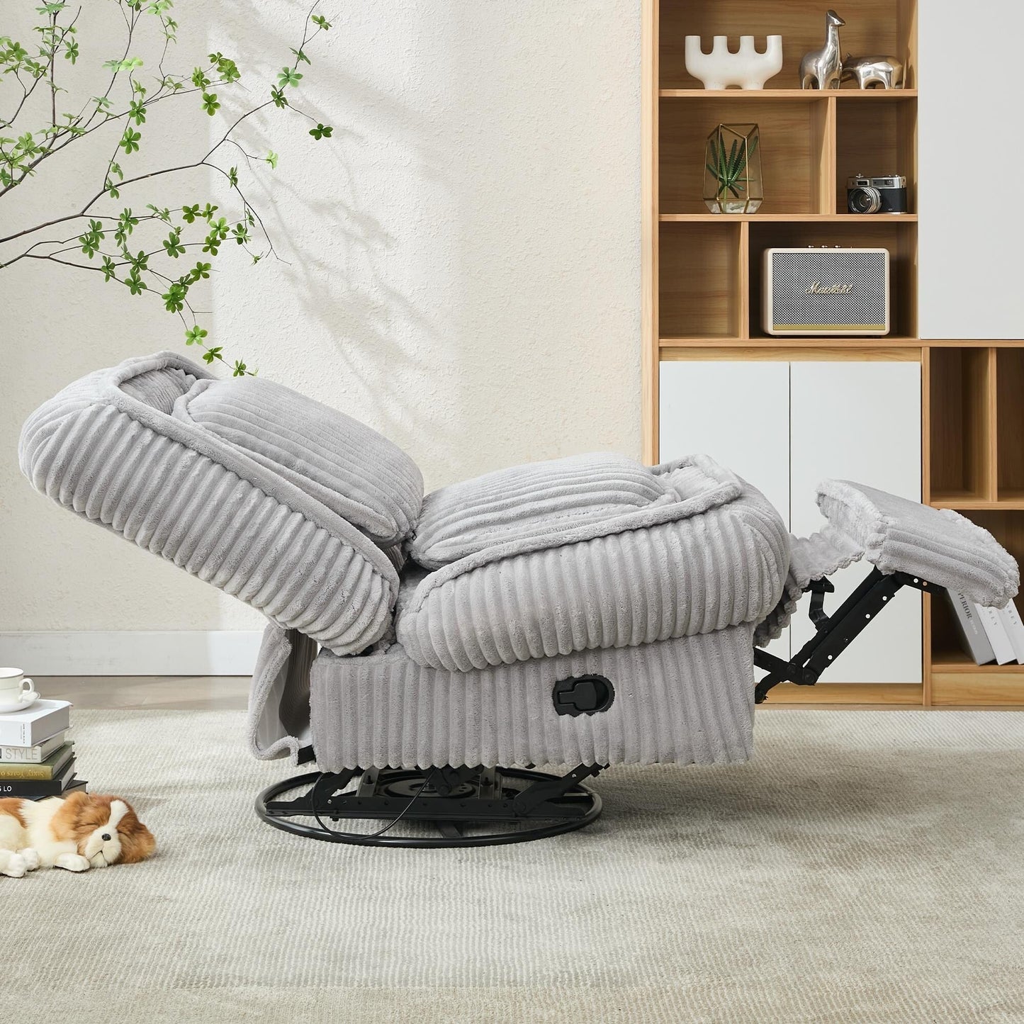 Canapé simple pivotant à 360°, canapé inclinable, fauteuil à bascule manuel sans accoudoirs, salon, bureau