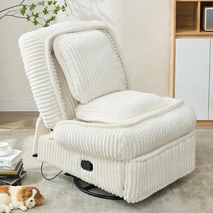 Canapé simple pivotant à 360°, canapé inclinable, fauteuil à bascule manuel sans accoudoirs, salon, bureau