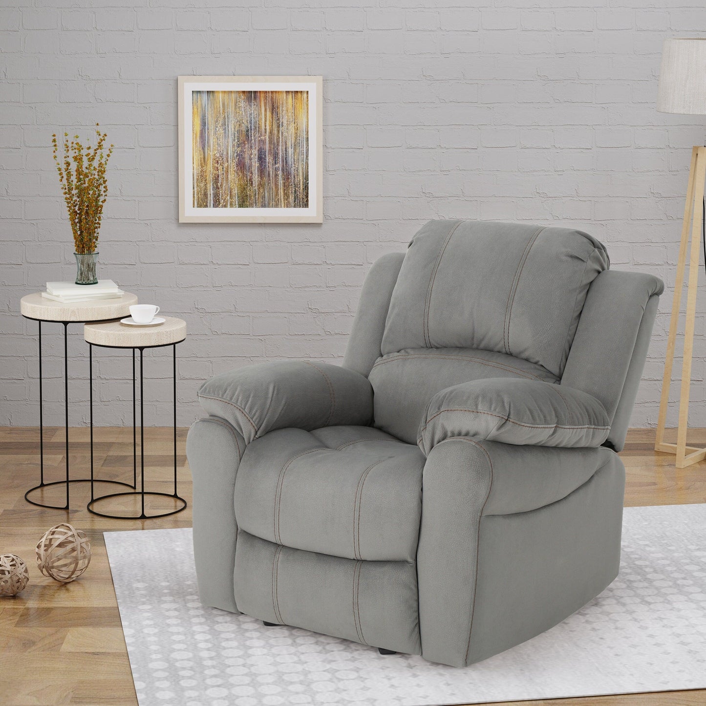 Fauteuil inclinable standard à planeur manuel de 38,5 po de large
