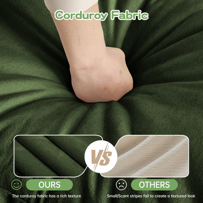 Canapé 4 places en chenille avec housse amovible pour salon