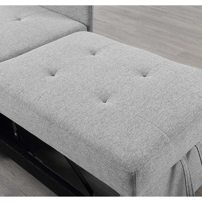 Canapé-lit convertible 4 en 1 avec dossier réglable