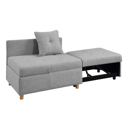 Canapé-lit convertible 4 en 1 avec dossier réglable