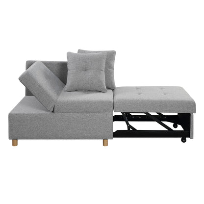 Canapé-lit convertible 4 en 1 avec dossier réglable