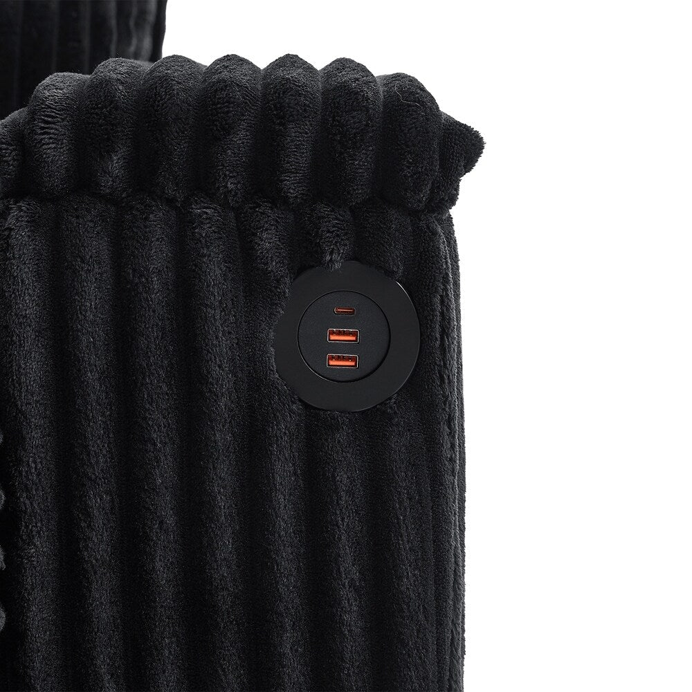 Canapé 4 places en velours côtelé