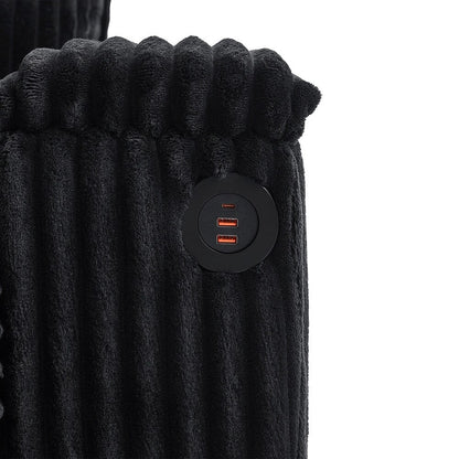 Canapé 4 places en velours côtelé