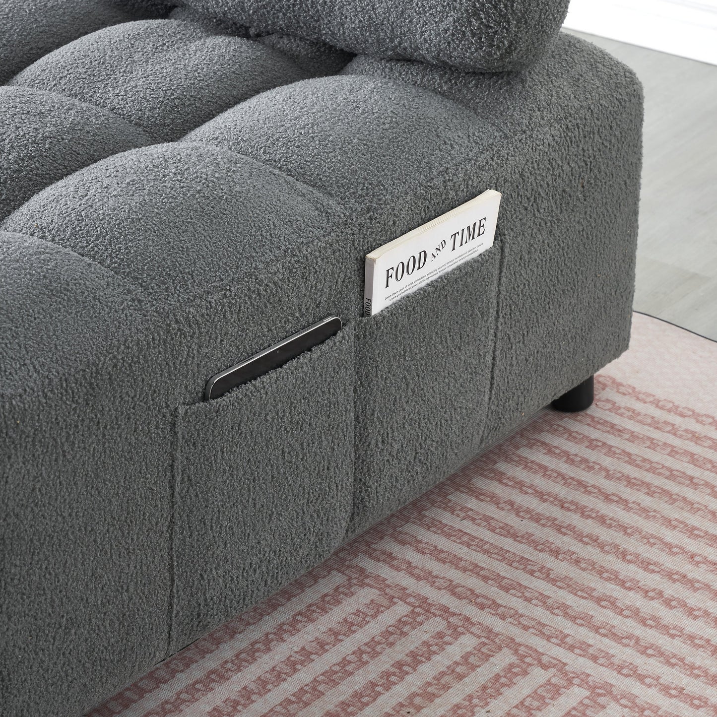 Canapé-lit convertible de 40,2 pouces pour salon ou bureau