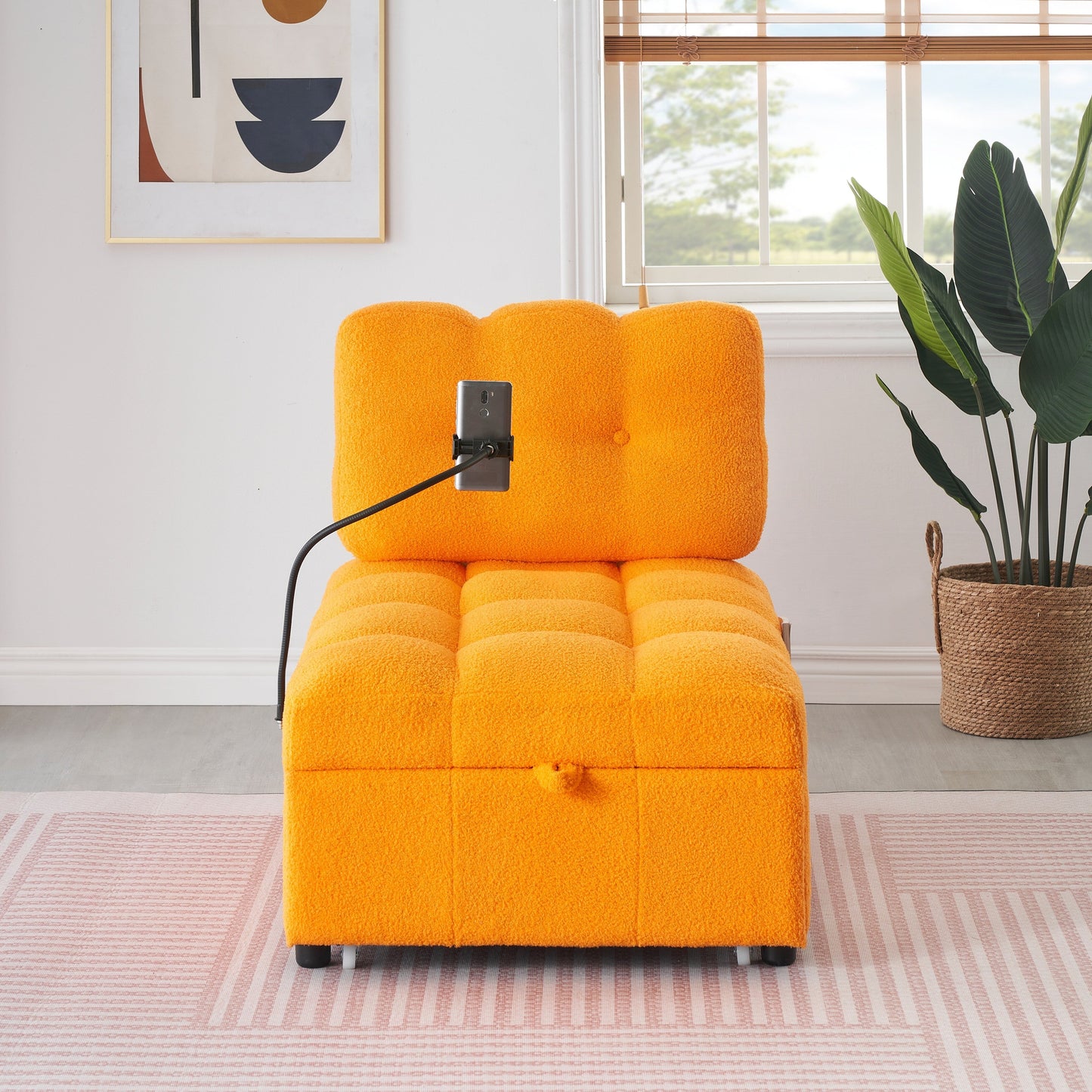 Canapé-lit convertible de 40,2 pouces pour salon ou bureau