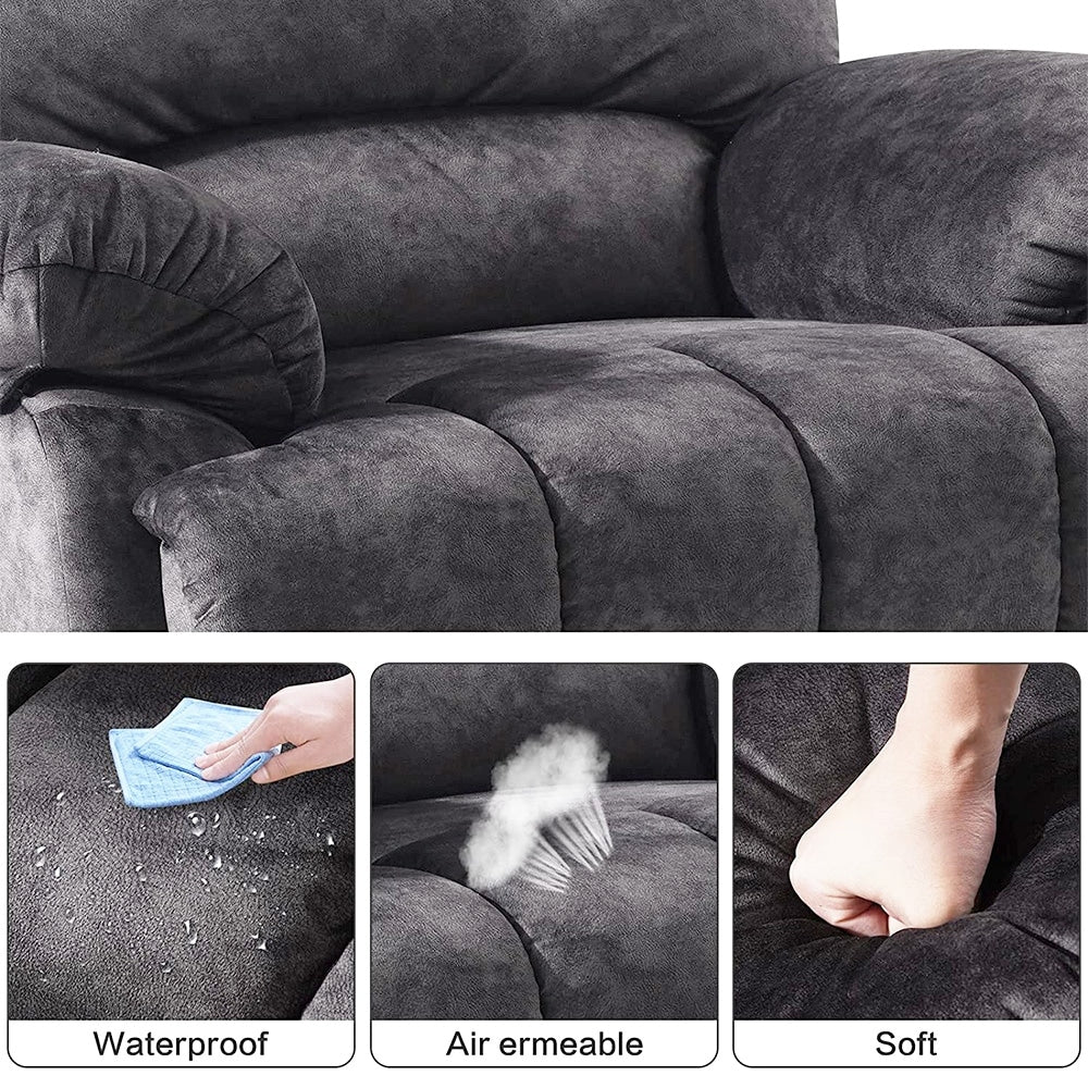 Fauteuil inclinable manuel surdimensionné 41 W, canapés inclinables extra larges