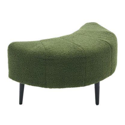 Fauteuil simple 42,5 avec repose-pieds mobile en forme de croissant