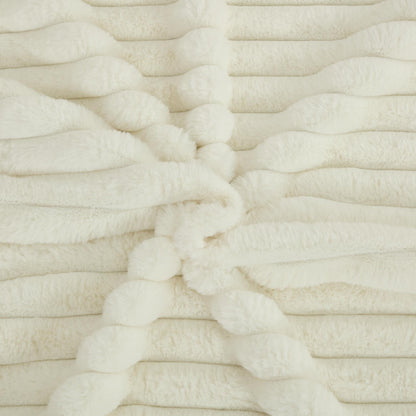 Chaise longue surdimensionnée en velours côtelé 47,7 avec pouf