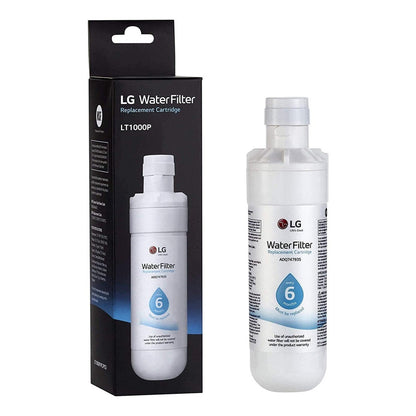 Lot de 4 filtres à eau de rechange pour réfrigérateur LG LT1000P ADQ747935